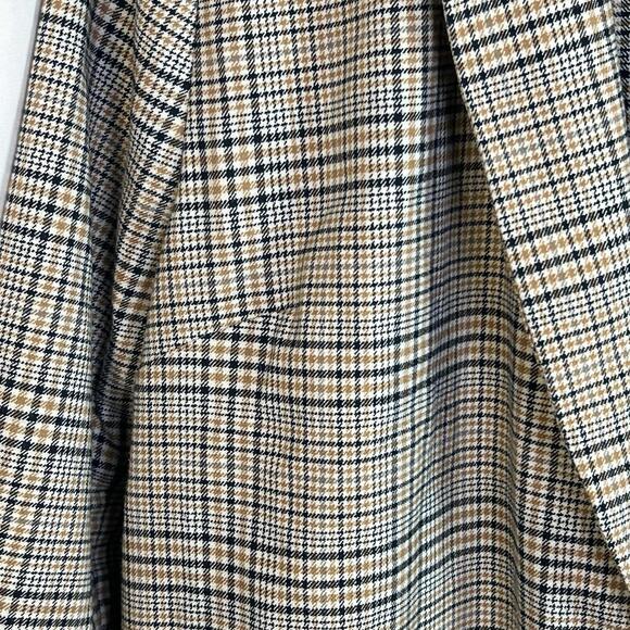 J. JILL Mendocino Blazer Womens Multicolor Tigers Eye Plaid Preppy Large Petite - Picture 9 of 9